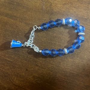 Avon Go Team Charm Bracelet cheerleader~ Brand New